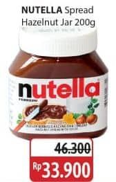 Promo Harga Nutella Jam Spread Chocolate Hazelnut 200 gr - Alfamidi