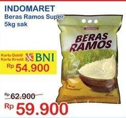 Promo Harga Indomaret Beras Ramos Super 5 kg - Indomaret