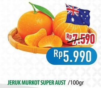 Promo Harga Jeruk Murcot Australia per 100 gr - Hypermart