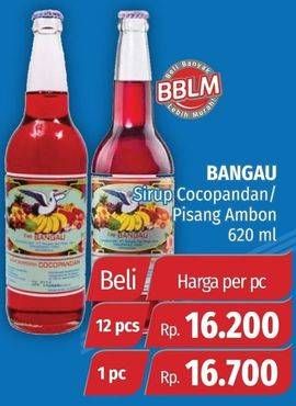 Promo Harga CAP BANGAU Syrup Cocopandan, Pisang Ambon 620 ml - Lotte Grosir