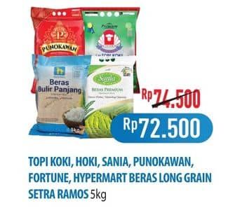 Topi Koki/Hoki/Sania/Punokawan/Fortune/Hypermart Beras