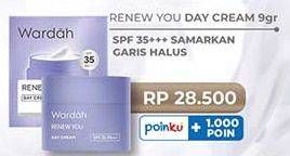 Promo Harga Wardah Renew You Day Cream SPF 35 PA+++ 9 gr - Indomaret