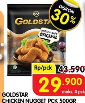 Promo Harga GOLDSTAR Chicken Nugget 500 gr - Superindo