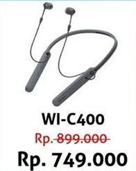 Promo Harga SONY WI-C400 | Wireless In-ear Headphones  - Hartono