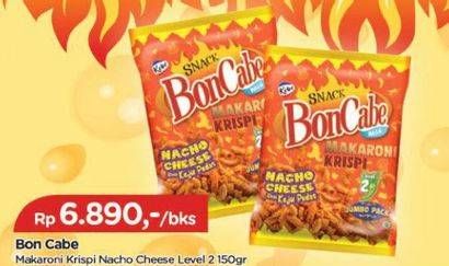 Promo Harga KOBE BON CABE Makaroni Krispi Nacho Cheese Level 2 150 gr - TIP TOP
