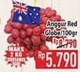 Promo Harga Anggur Red Globe per 100 gr - Hypermart