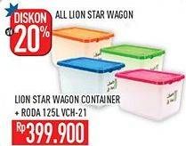 Promo Harga LION STAR Wagon Container VC-21  - Hypermart