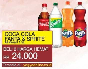 Promo Harga Coca Cola/Fanta/Sprite Minuman Bersoda  - Yogya