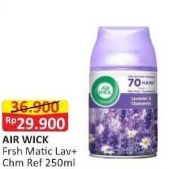 Promo Harga AIR WICK Freshmatic Aerosol Lavender Chamomile 250 ml - Alfamart