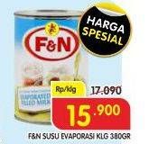 Promo Harga F&N Evaporated Milk 380 gr - Superindo