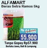 Promo Harga Alfamart Beras Setra Ramos 5 kg - Alfamart