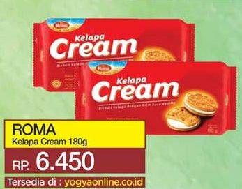 Promo Harga ROMA Kelapa Cream 180 gr - Yogya