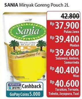 Promo Harga Sania Minyak Goreng 2000 ml - Alfamidi