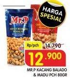 Promo Harga MR.P Peanuts Honey Roasted, Chili Roasted 80 gr - Superindo