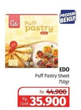 Promo Harga EDO Puff Pastry Sheets 750 gr - Lotte Grosir