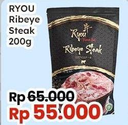 Promo Harga Ryou Ribeye Steak 200 gr - Indomaret