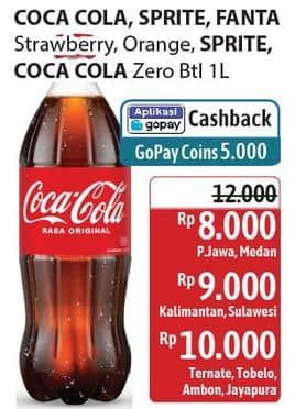 Promo Harga Coca Cola/Sprite/Fanta Minuman Soda/Sprite/Coca Cola Minuman Soda Zero  - Alfamidi