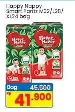 Promo Harga Happy Nappy Smart Pantz Diaper M32, L28, XL24 24 pcs - Indomaret