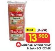 Promo Harga NUTRISARI Powder Drink Blewah 10 pcs - Superindo