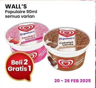 Promo Harga Walls Populaire All Variants 90 ml - Indomaret