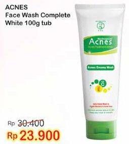 Promo Harga ACNES Face Wash Complete White 100 gr - Indomaret