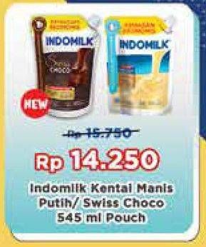 Promo Harga INDOMILK Susu Kental Manis Cokelat, Plain 545 gr - Yogya