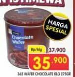 Promo Harga 365 Wafer Coklat 275 gr - Superindo