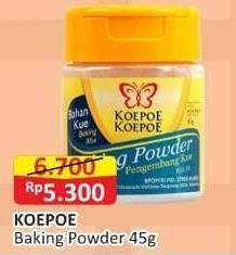 Promo Harga Koepoe Koepoe Baking Powder 45 gr - Alfamart