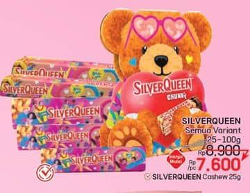 Promo Harga Silver Queen Chocolate All Variants 25 gr - LotteMart