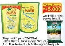Promo Harga ZWITSAL Natural Baby Bath 2 In 1 450 ml - Indomaret