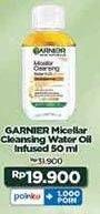 Promo Harga Garnier Micellar Water Oil-Infused 50 ml - Indomaret