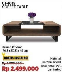 Promo Harga CT-1019 Coffe Table  - COURTS