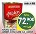 Promo Harga KHONG GUAN Wafers Chocolate 1300 gr - Superindo