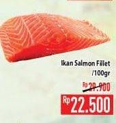 Promo Harga Salmon Fillet per 100 gr - Hypermart