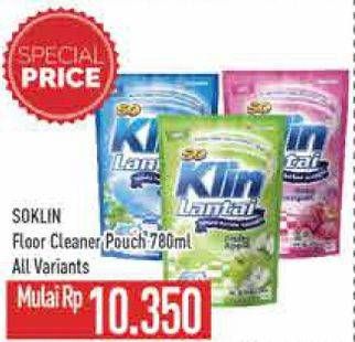 Promo Harga So Klin Pembersih Lantai All Variants 780 ml - Hypermart