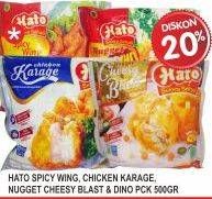 Promo Harga HATO Chicken Karage/ Spicy Wing/ Nugget 500 gr - Superindo