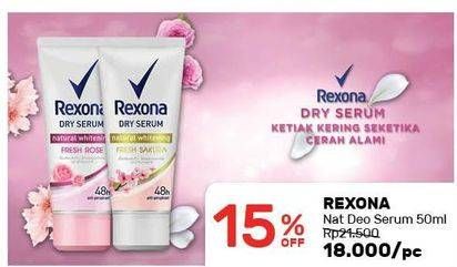 Promo Harga REXONA Dry Serum 50 ml - Guardian