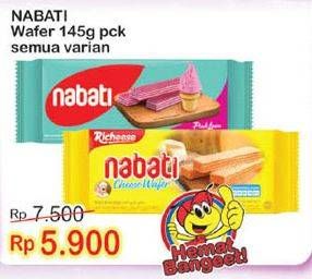 Promo Harga NABATI Wafer All Variants 145 gr - Indomaret