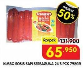 Promo Harga Kimbo Sosis Sapi Serbaguna 792 gr - Superindo