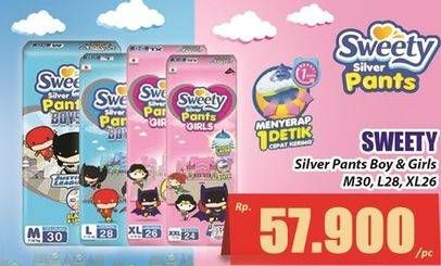 Sweety Silver Pants Boy & Girls M30, L28, XL26