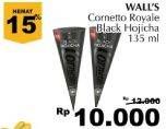 Promo Harga WALLS Cornetto Black Hojicha 135 ml - Giant