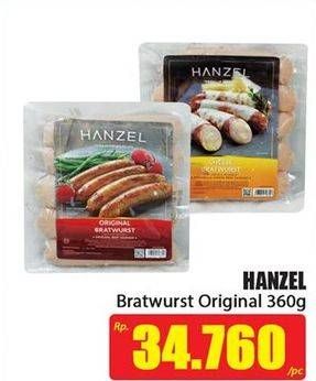 Promo Harga HANZEL Bratwurst Original 360 gr - Hari Hari