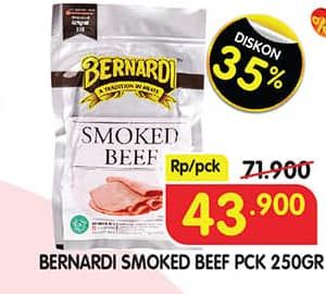 Promo Harga Bernardi Smoked Beef 250 gr - Superindo