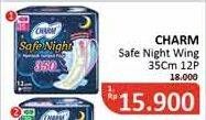Promo Harga Charm Safe Night Wing 35cm 12 pcs - Alfamidi