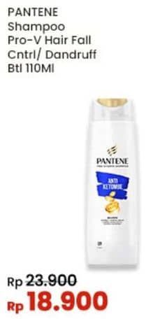 Promo Harga Pantene Shampoo Hair Fall Control, Anti Dandruff 110 ml - Indomaret