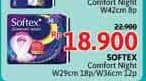 Promo Harga Softex Comfort Night Wing 29cm, Wing 36cm 12 pcs - Alfamidi