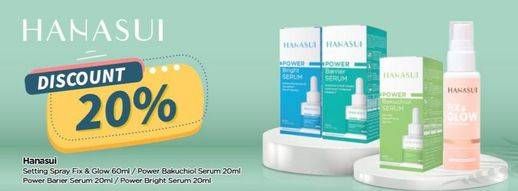 Promo Harga Hanasui Serum/Fix & Glow Setting Spray  - TIP TOP