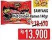 Promo Harga Samyang Hot Chicken Ramen Extra Hot 140 gr - Hypermart