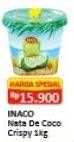 Promo Harga INACO Nata De Coco Crispy 1 kg - Alfamart