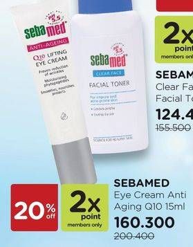 Promo Harga SEBAMED Eye Cream Anti Aging Q10 15 ml - Watsons
